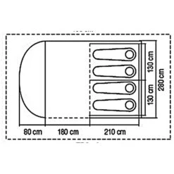 Coleman Oak Canyon 4 Personen - Familienzelt -Deutschland Wild Schlaf Verkaufs-Shop coleman oak canyon 4 personen familienzelt rl 169955 2