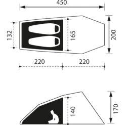 NOMAD Bedouin 2 LW - Tunnelzelt 16 NOMAD Bedouin 2 LW - Tunnelzelt -Deutschland Wild Schlaf Verkaufs-Shop nomad bedouin 2 lw tunnelzelt sw26814 2