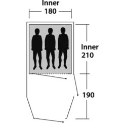 Outwell Earth 3 - Drei-Personen-Tunnel-Zelt 14 Outwell Earth 3 - Drei-Personen-Tunnel-Zelt -Deutschland Wild Schlaf Verkaufs-Shop outwell earth 3 drei personen tunnel zelt green grey rl 150171 2