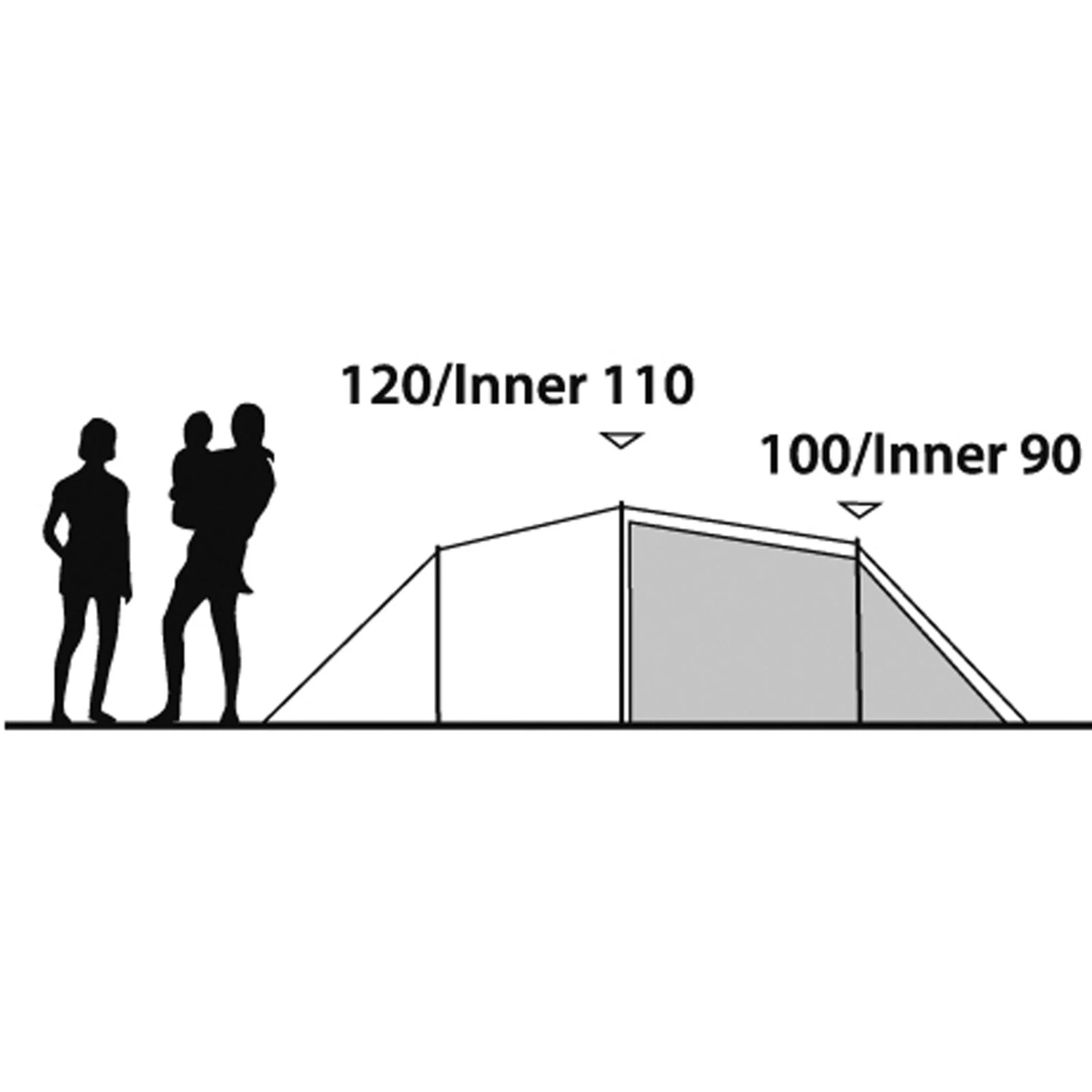 Outwell Earth 3 - Drei-Personen-Tunnel-Zelt 6 Outwell Earth 3 - Drei-Personen-Tunnel-Zelt – Bild 4