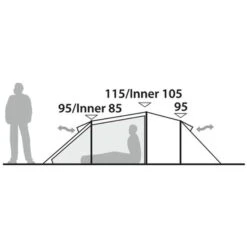 Robens Voyager 3EX - Drei-Personen-Tunnelzelt 12 Robens Voyager 3EX - Drei-Personen-Tunnelzelt -Deutschland Wild Schlaf Verkaufs-Shop robens voyager 3ex drei personen tunnelzelt green rl 152011 3
