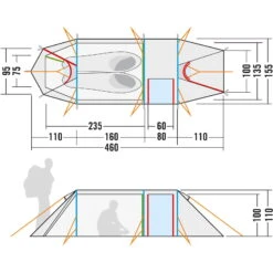 Tatonka Alaska 2.235 PU - Zwei-Personen-Zelt -Deutschland Wild Schlaf Verkaufs-Shop tatonka alaska 2 235 pu zwei personen zelt tat 2455 208 13