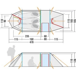 Tatonka Alaska 3.235 PU - Drei-Personen-Zelt 9 Tatonka Alaska 3.235 PU - Drei-Personen-Zelt -Deutschland Wild Schlaf Verkaufs-Shop tatonka alaska 3 235 pu drei personen zelt light olive tat 2457 333 3