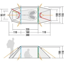 Tatonka Arctis 2.235 PU - Zwei-Personen-Zelt -Deutschland Wild Schlaf Verkaufs-Shop tatonka arctis 2 235 pu zwei personen zelt tat 2451 208 5