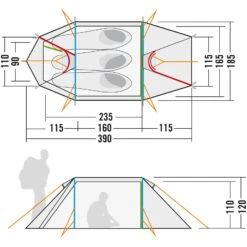 Tatonka Arctis 3.235 PU - Drei-Personen-Zelt -Deutschland Wild Schlaf Verkaufs-Shop tatonka arctis 3 235 pu drei personen zelt tat 2453 208 6