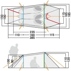 Tatonka Gargia 3 - Drei-Personen-Zelt -Deutschland Wild Schlaf Verkaufs-Shop tatonka gargia 3 drei personen zelt stone grey olive tat 2604 332 2