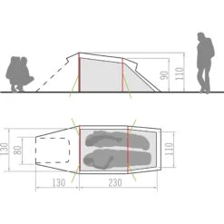 VAUDE Arco 2P - Zwei-Personen-Tunnelzelt 11 VAUDE Arco 2P - Zwei-Personen-Tunnelzelt -Deutschland Wild Schlaf Verkaufs-Shop vaude arco 2p zwei personen tunnelzelt 11496 4590 9