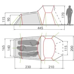 VAUDE Chapel L XT 3P - 3-Seasons Zelt -Deutschland Wild Schlaf Verkaufs-Shop vaude chapel l xt 3p vau 12823 4510 5